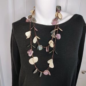 Tagua Nut Statement Necklace